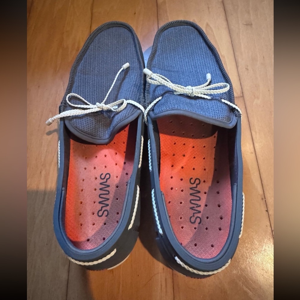 Swims Men’s blue loafers boat shoes sz 13